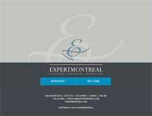 Tablet Screenshot of expertmontreal.com